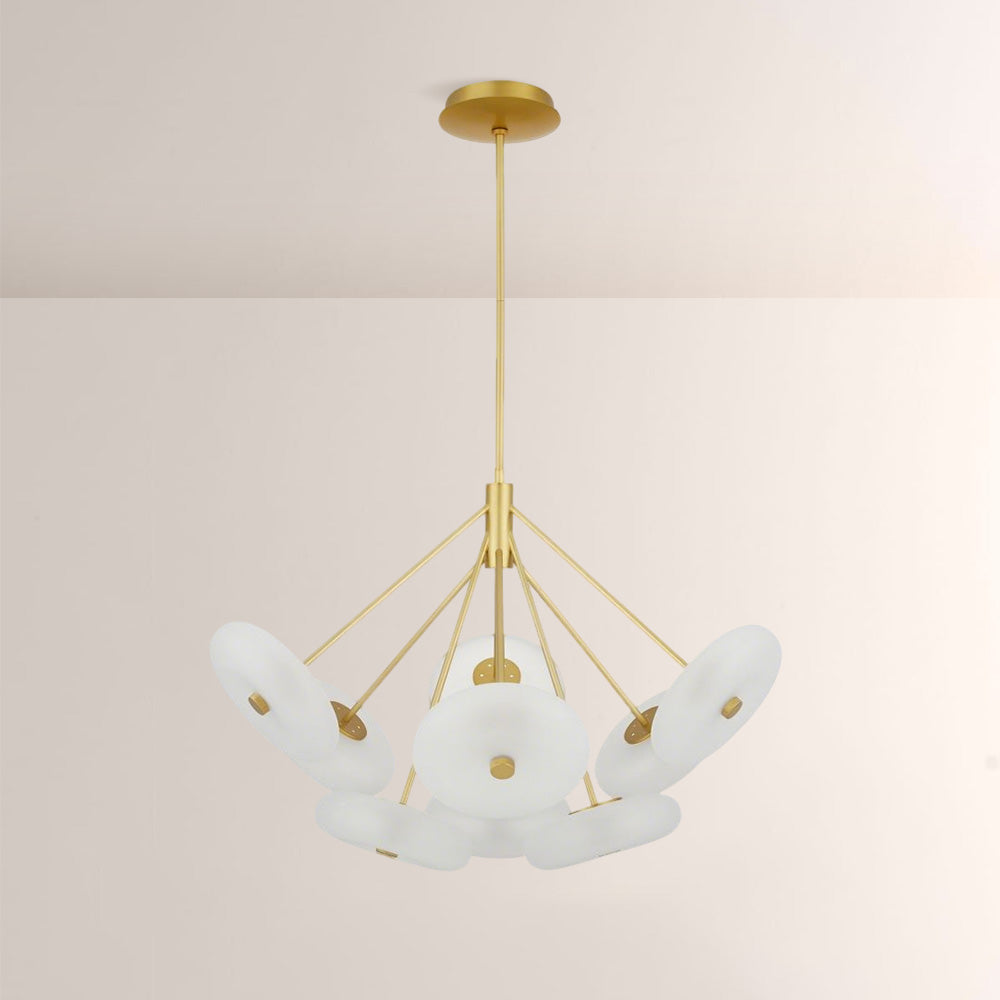 Herbert Round Glass Chandelier