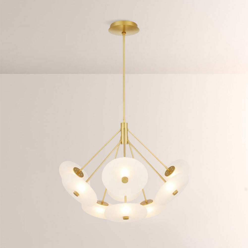 Herbert Round Glass Chandelier