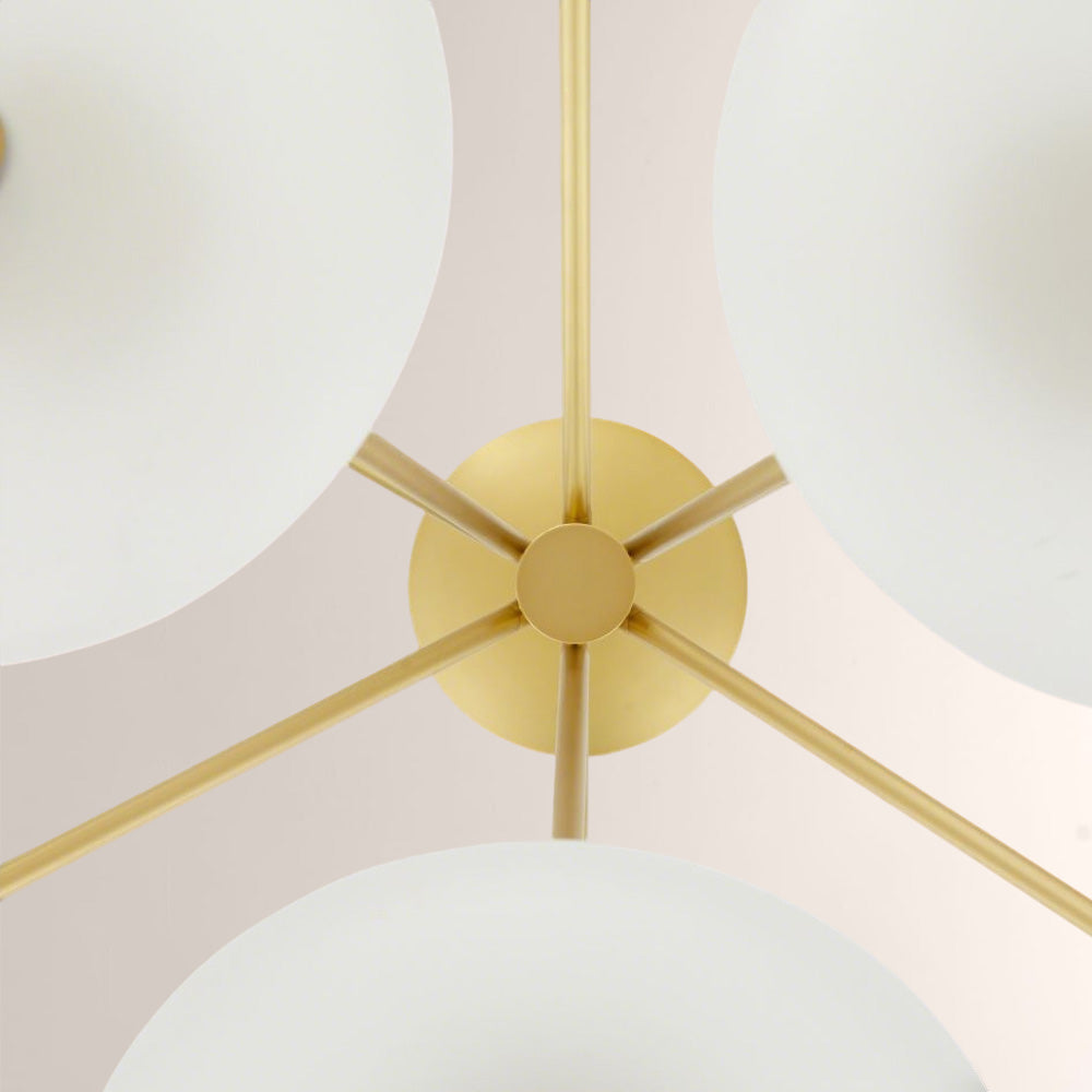 Herbert Round Glass Chandelier