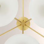 Herbert Round Glass Chandelier