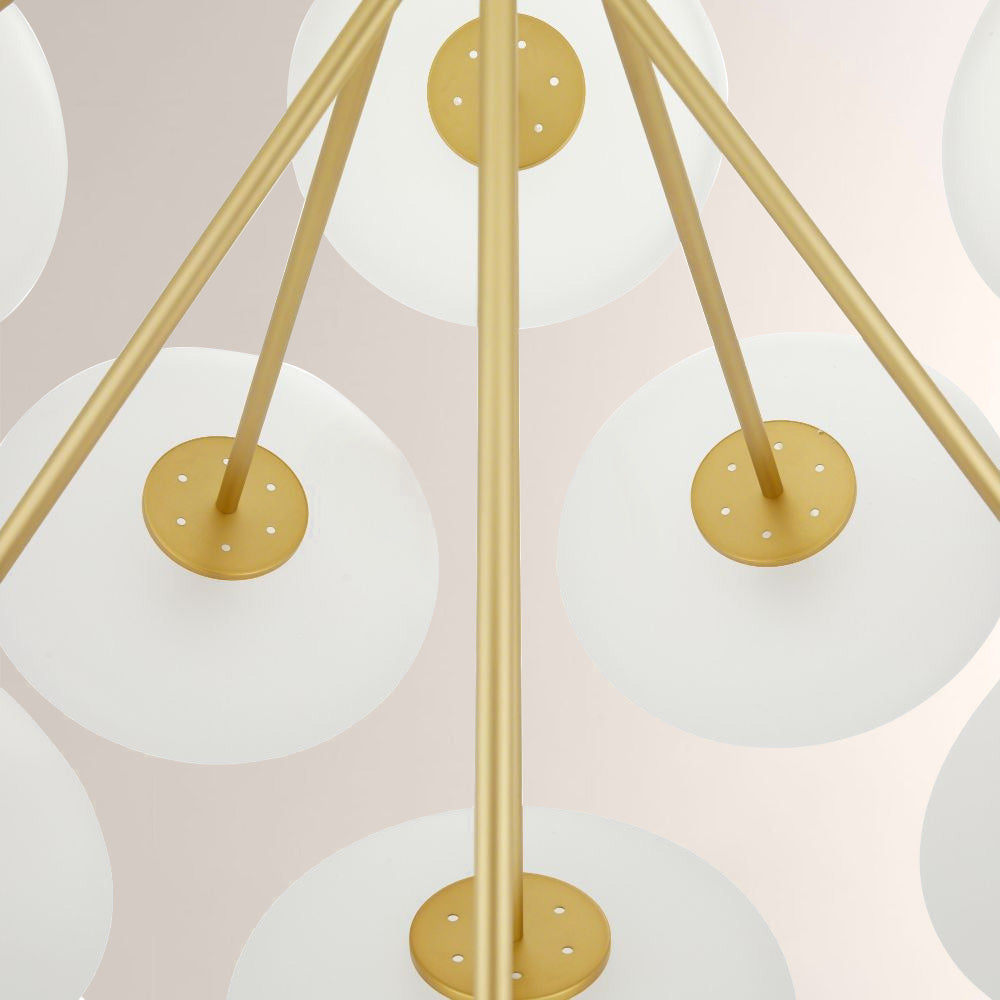 Herbert Round Glass Chandelier