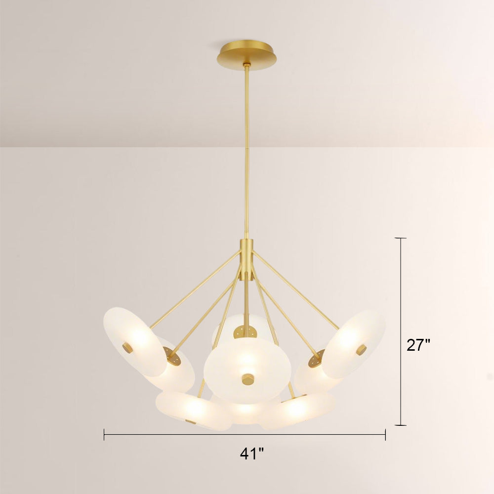 Herbert Round Glass Chandelier