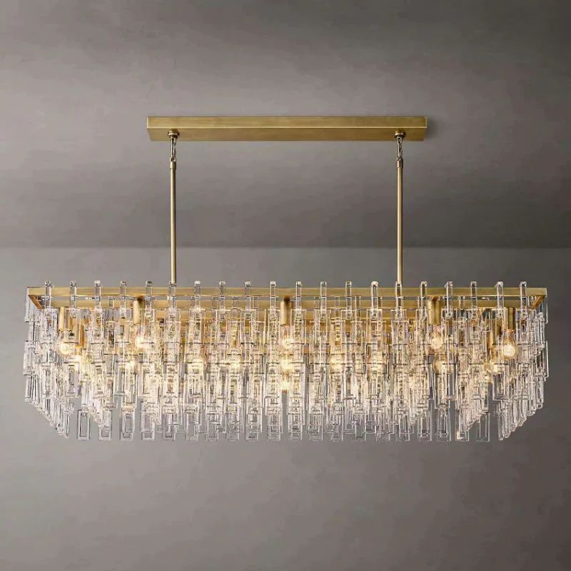 Iralier Rectangle Chandelier 60"