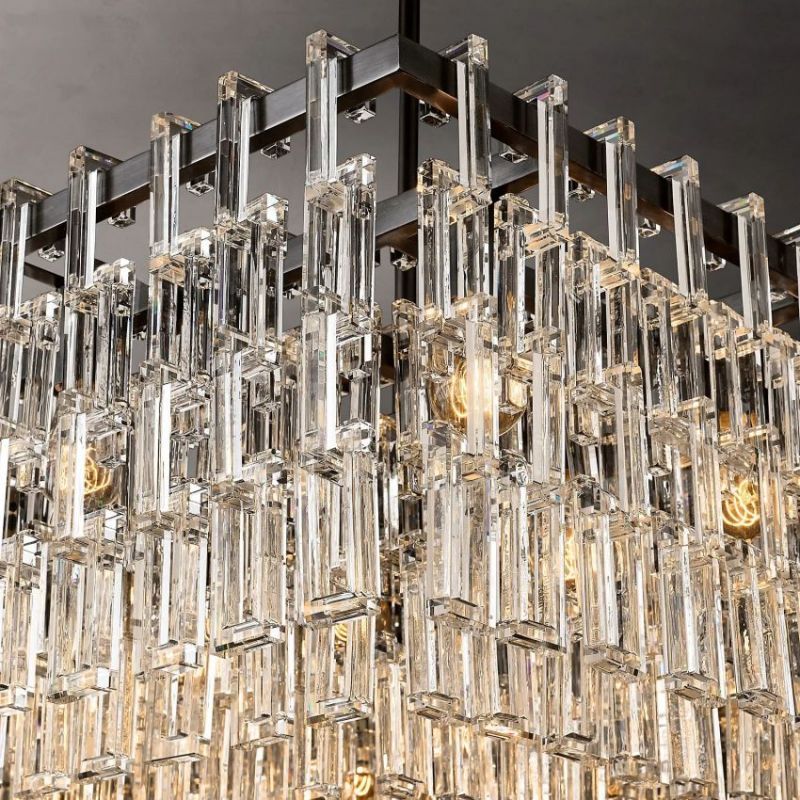 Iralier Rectangle Chandelier 60"