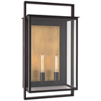 Fenton 2-Light Lantern Wall Sconce Outdoor