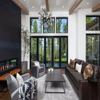 Kelly Glass Round Chandelier 72''