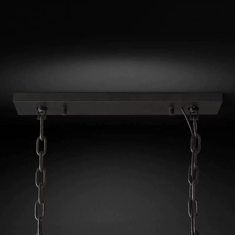 Kiko Crystal Rectangular Chandelier 42"