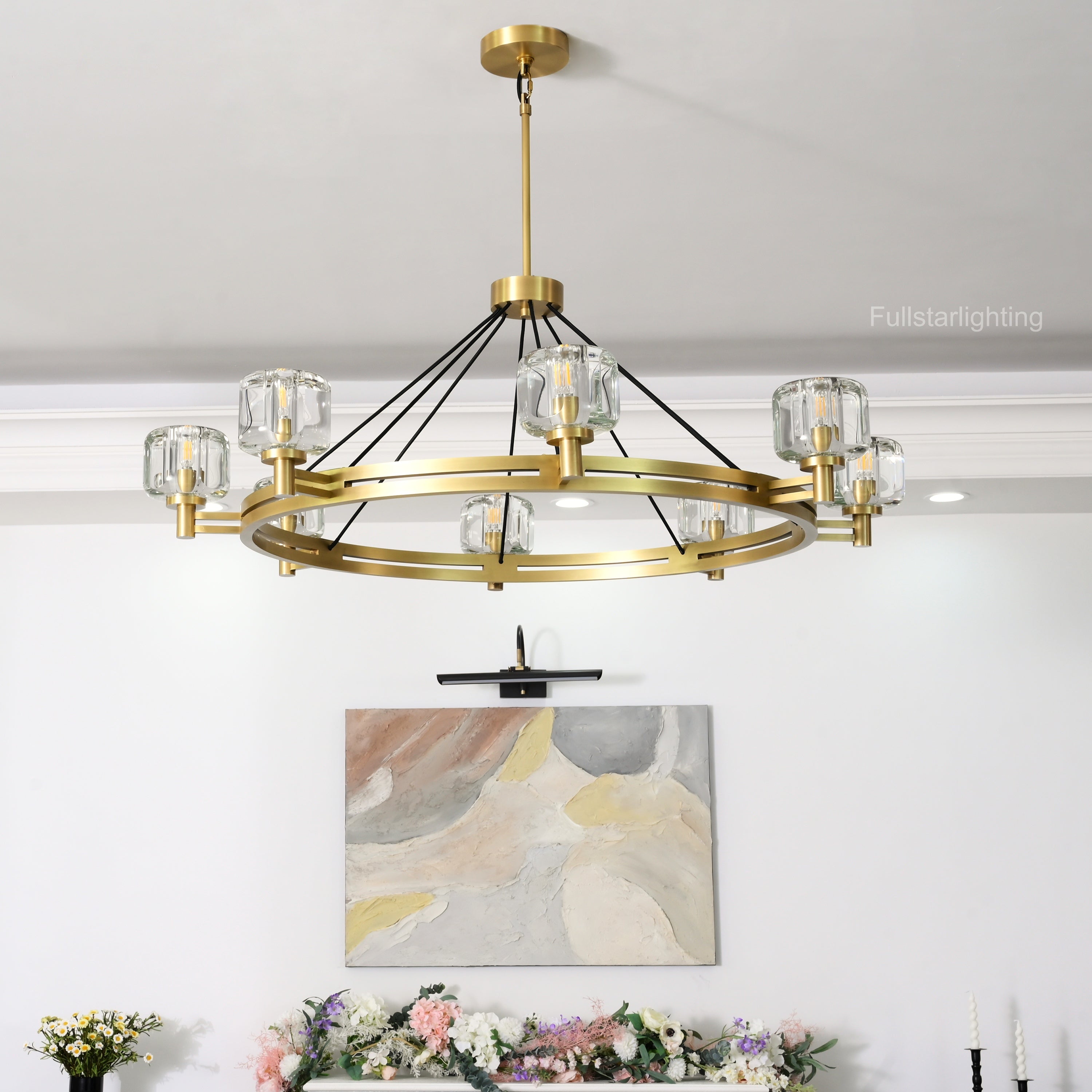 Demaret Round Chandelier 60''