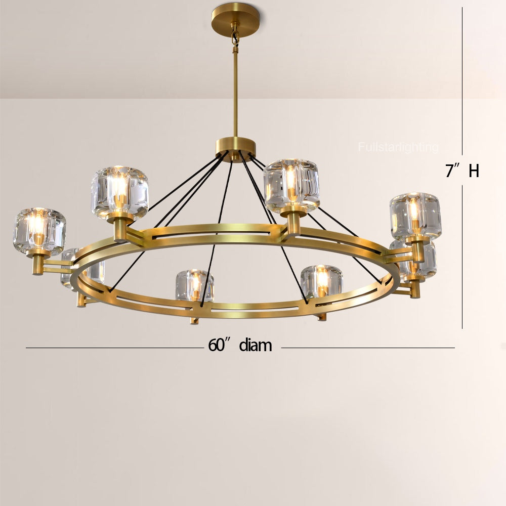 Demaret Round Chandelier 60''