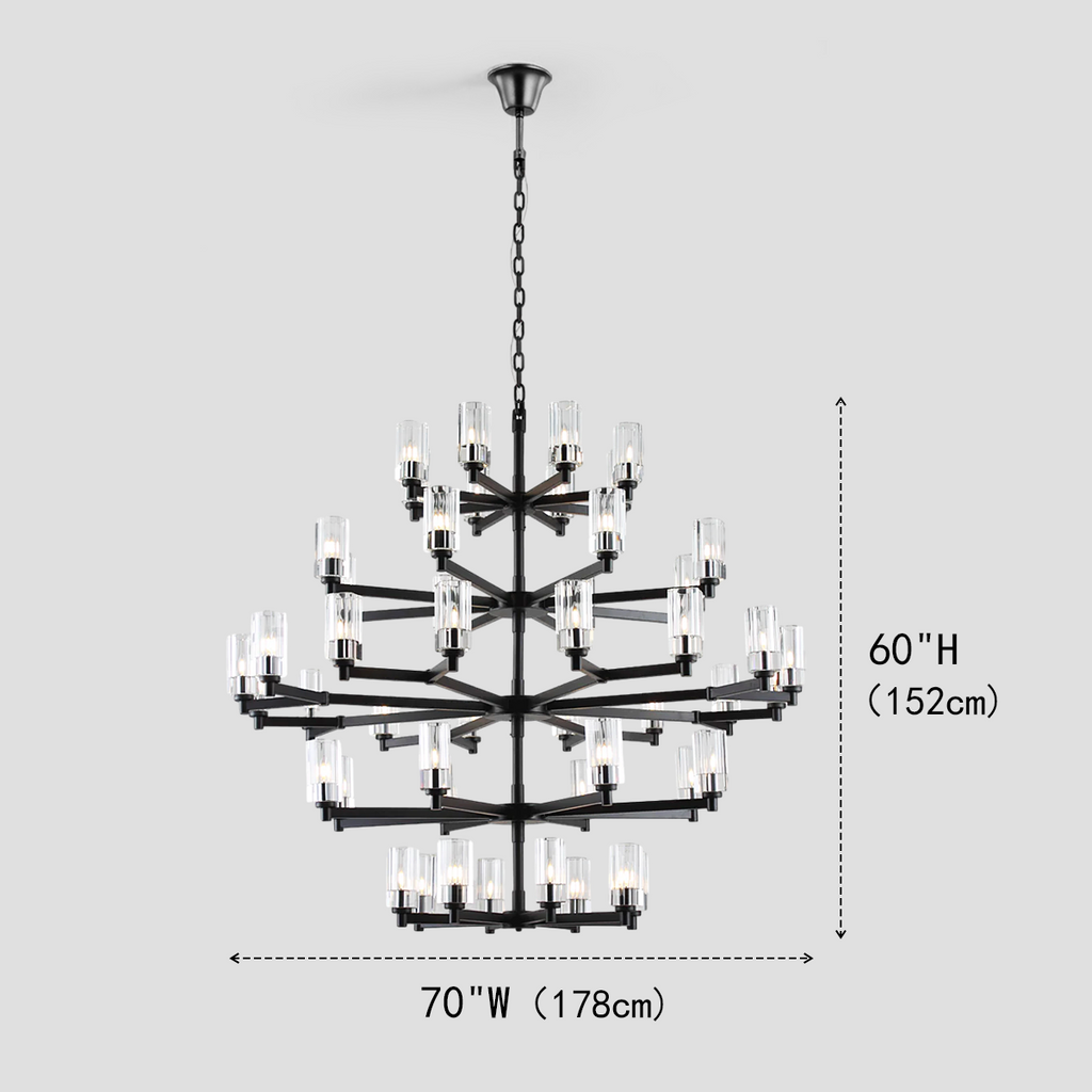 Niko Wine-glass Large Crystal Chandelier