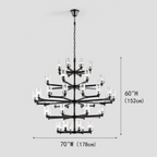 Niko Wine-glass Large Crystal Chandelier