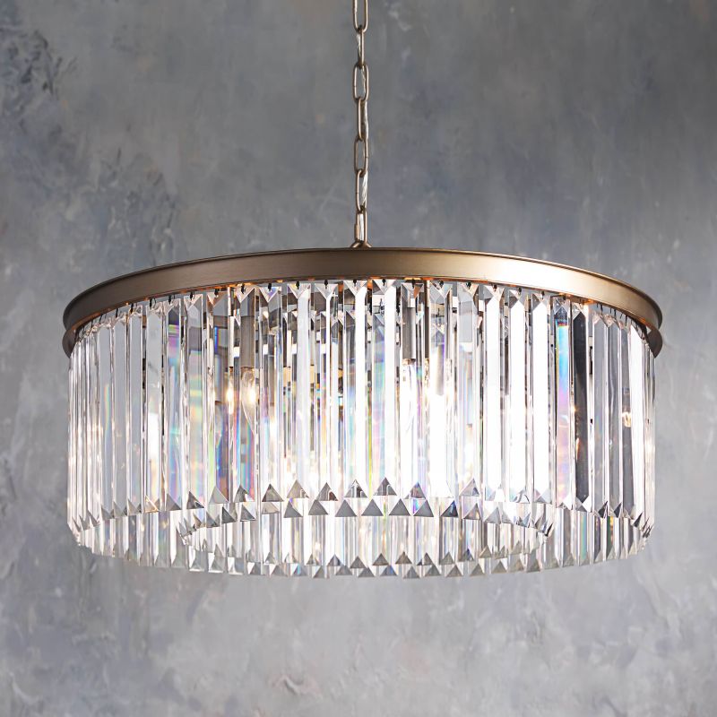 Tasunke Crystal Round Chandelier