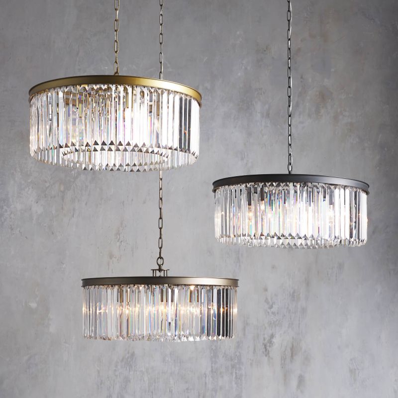 Tasunke Crystal Round Chandelier
