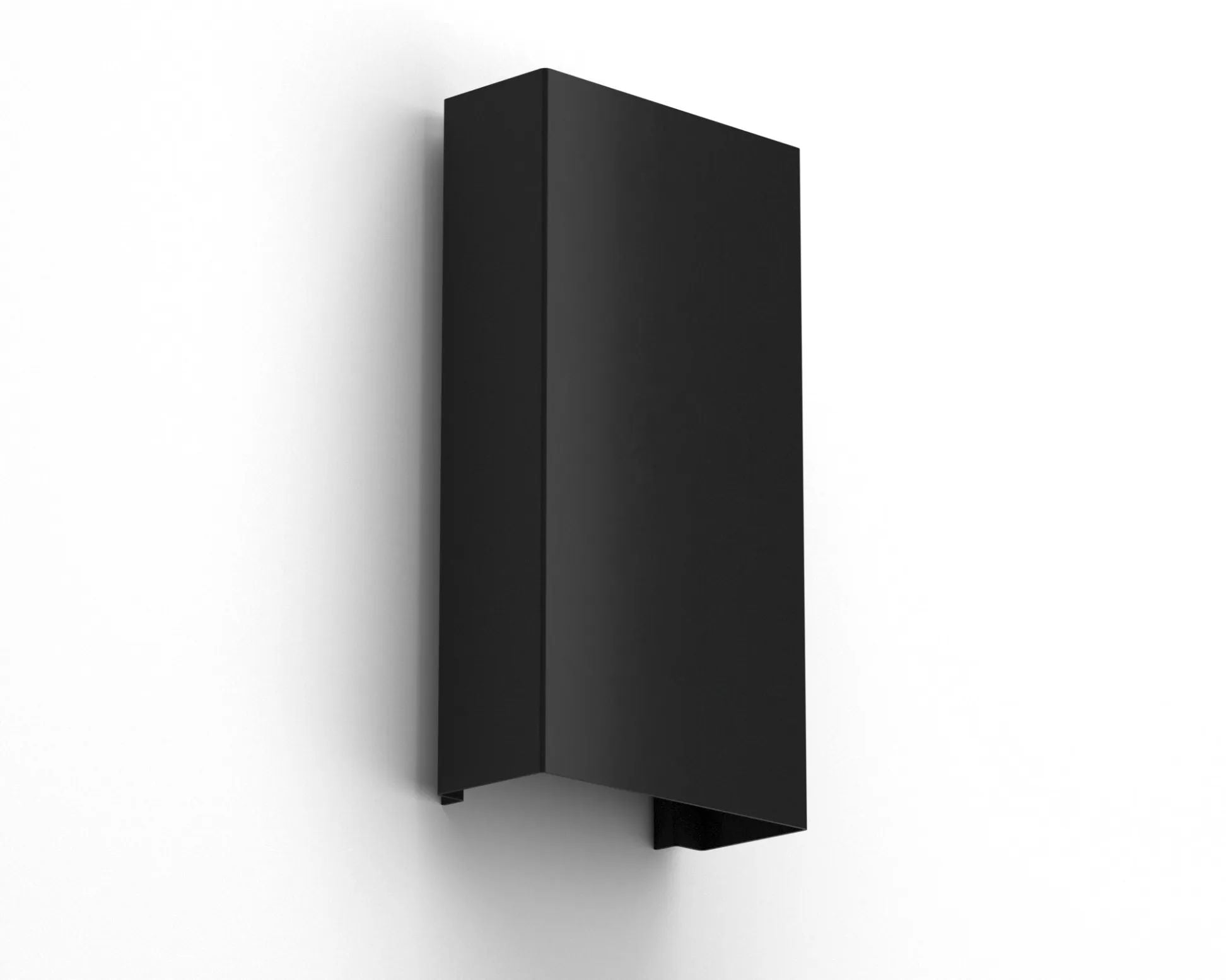 Squared Outdoor Sconce - Black