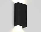 Squared Outdoor Sconce - Black