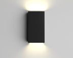 Squared Outdoor Sconce - Black