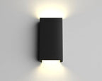 Squared Outdoor Sconce - Black