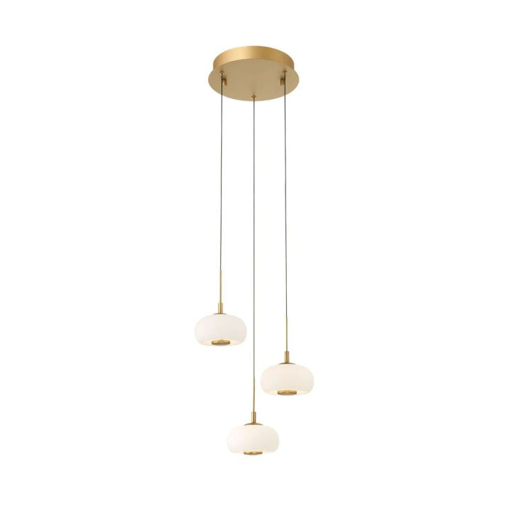 Thorpe 3 Light Round LED Pendant