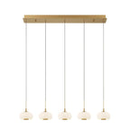 Lanterns 5 Light Linear LED Chanderlier