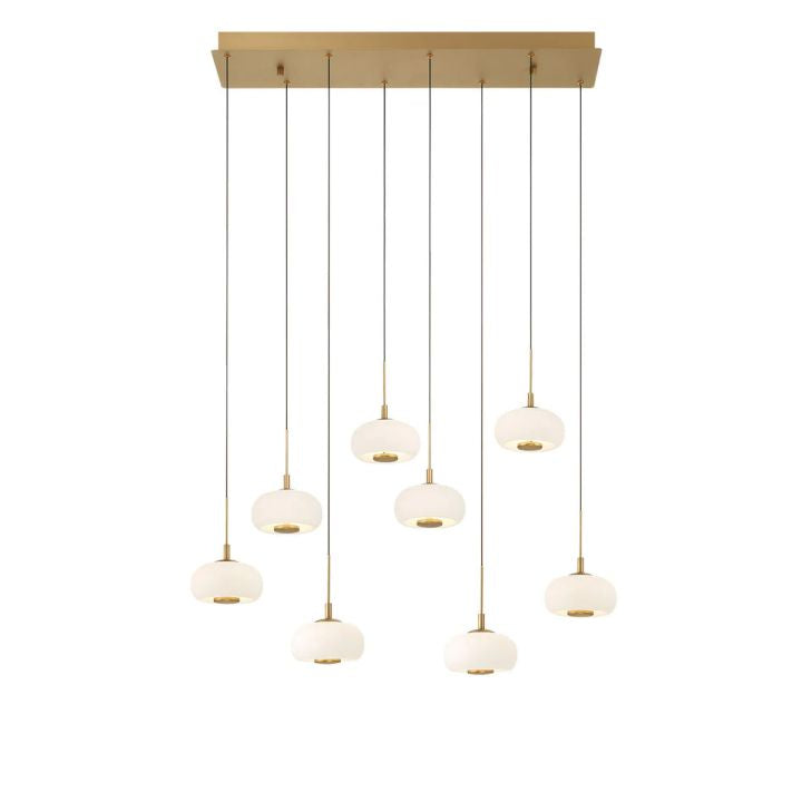 Thorpe 8-Light Rectangular LED Chanderlier