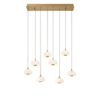 Thorpe 8-Light Rectangular LED Chanderlier