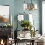 Layla Round Antique Glass Chandelier 37“ 49“ 70”