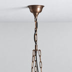 Layla Round Antique Glass Chandelier 37“ 49“ 70”