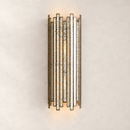 Layla Round Antique Glass Wall Sconce 21"H