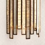 Layla Round Antique Glass Wall Sconce 21"H