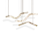 Alabaster Comet Pendant，Pendant Light In Living Room
