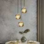 Long Spiral Cubes Crystal Chandelier for Staircase