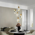 Luxury Staircase Chandelier Modern Spiral Crystal High Ceiling Light