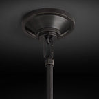 Machinist Glass Cloche Pendant