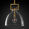 Machinist Glass Cloche Pendant