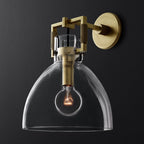 Machinist Glass Cloche Sconce 10" ，Modern Sconce，Wall Lamp Indoor