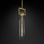 Machinist Glass Cylinder Pendant