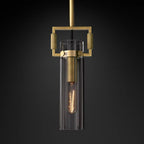 Machinist Glass Cylinder Pendant