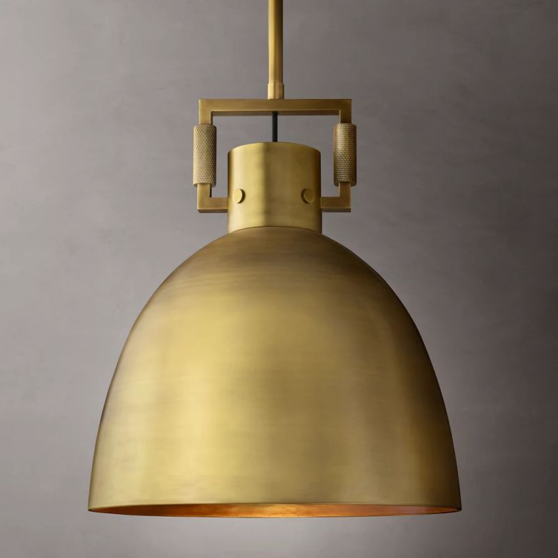 Machinist Metal Cloche Pendant