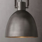 Machinist Metal Cloche Sconce 8"