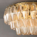 Merry Clear Glass Flushmount 22‘’