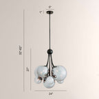 Mick Round Globe Chandelier