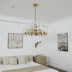 Brous Prism Round Chandelier 36"