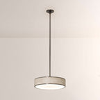 Monterra Wood-Grain Drum Pendant
