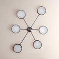 Monterra 6 Arm Modern Semi Flushmount