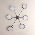 Monterra 6 Arm Modern Semi Flushmount