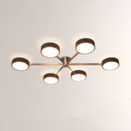 Monterra 6 Arm Modern Semi Flushmount