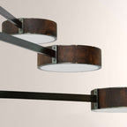 Monterra Walnut Grain Multi-Arm Chandelier
