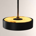 Monterra Wood-Grain Drum Pendant