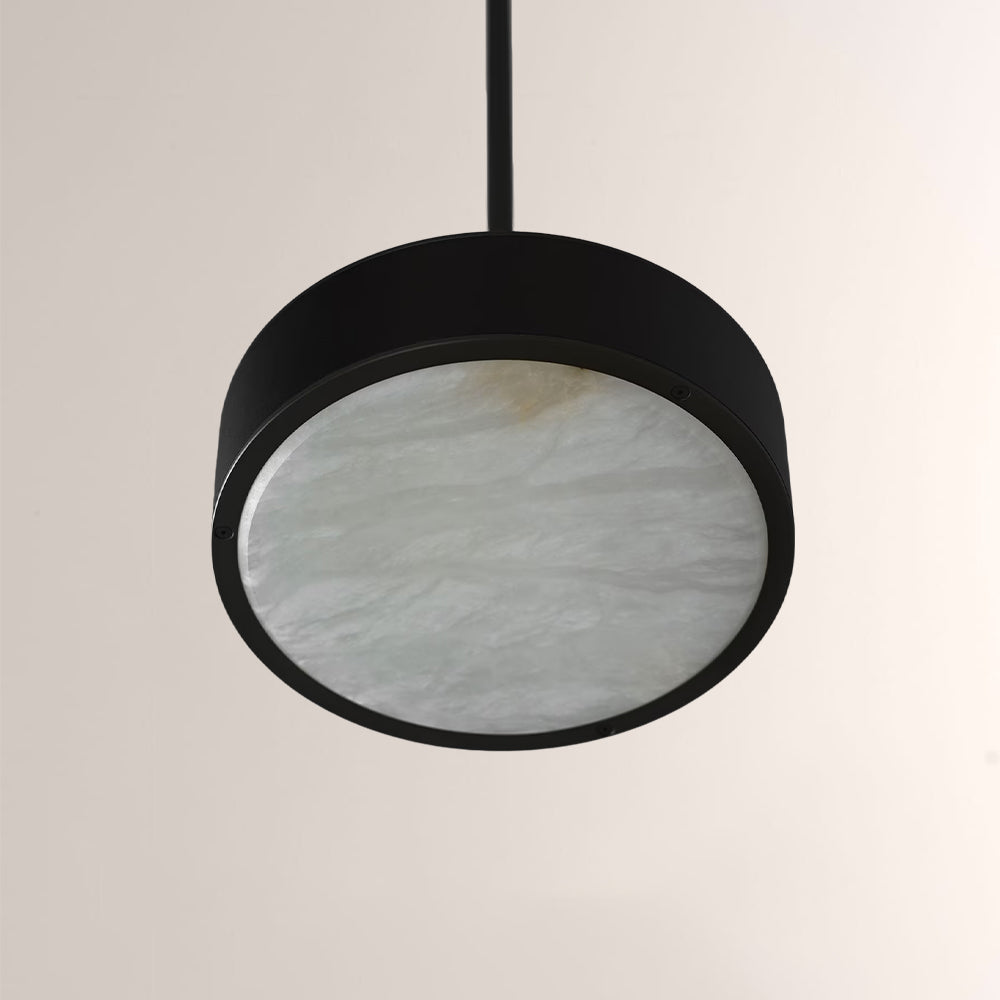 Monterra Wood-Grain Drum Pendant
