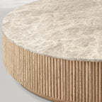 MulRegal Emperador Plinth Round Coffee Table